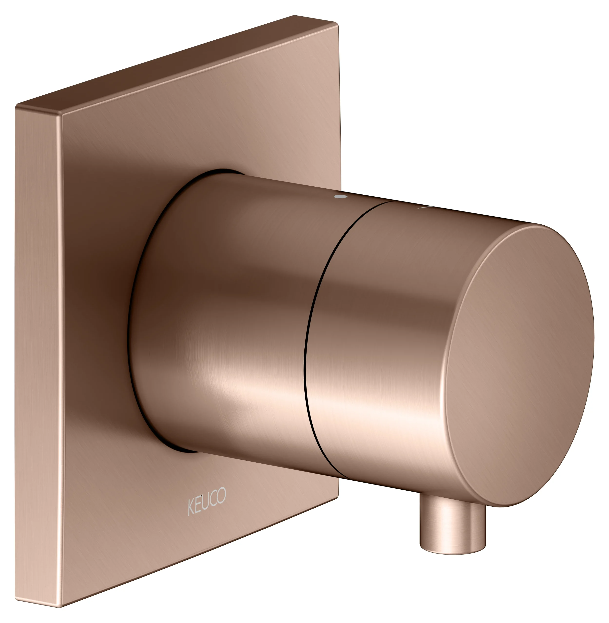 IXMO Absperrventil UP DN15 Rotgold gebürstet