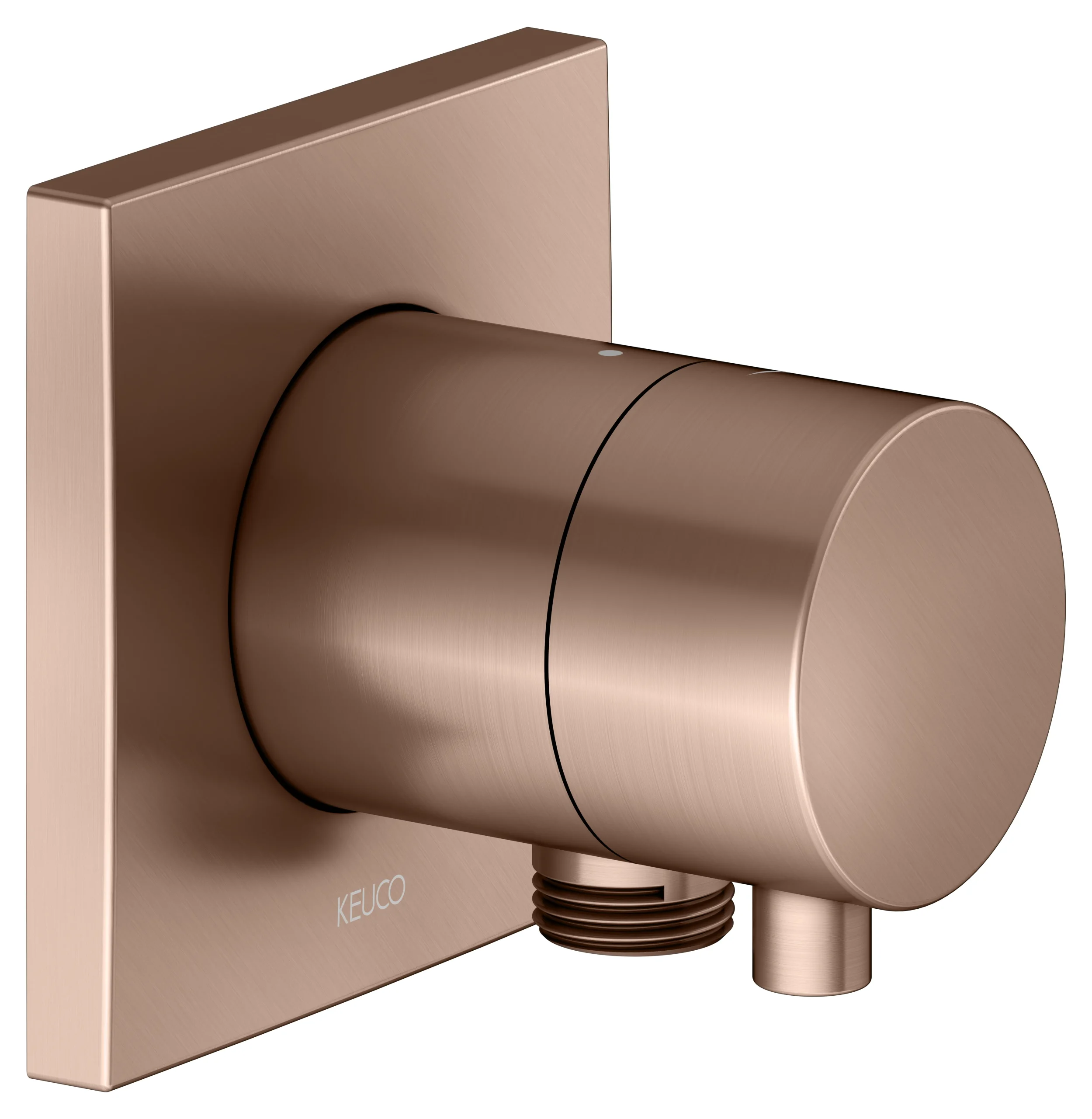 IXMO Absperrventil UP DN15 IXMO Comfort, eckig Rotgold geb.