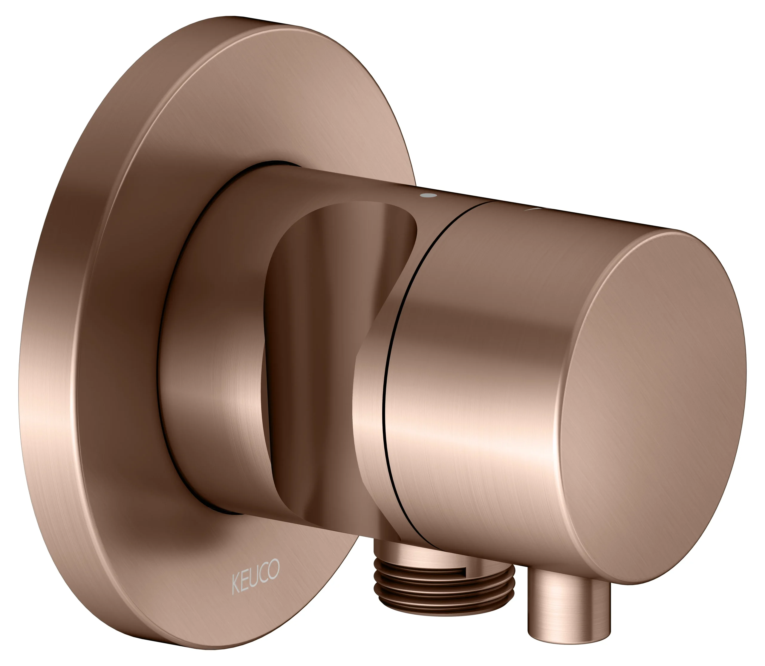 IXMO Absperrventil UP DN15 IXMO Comfort, rund Rotgold gebürstet