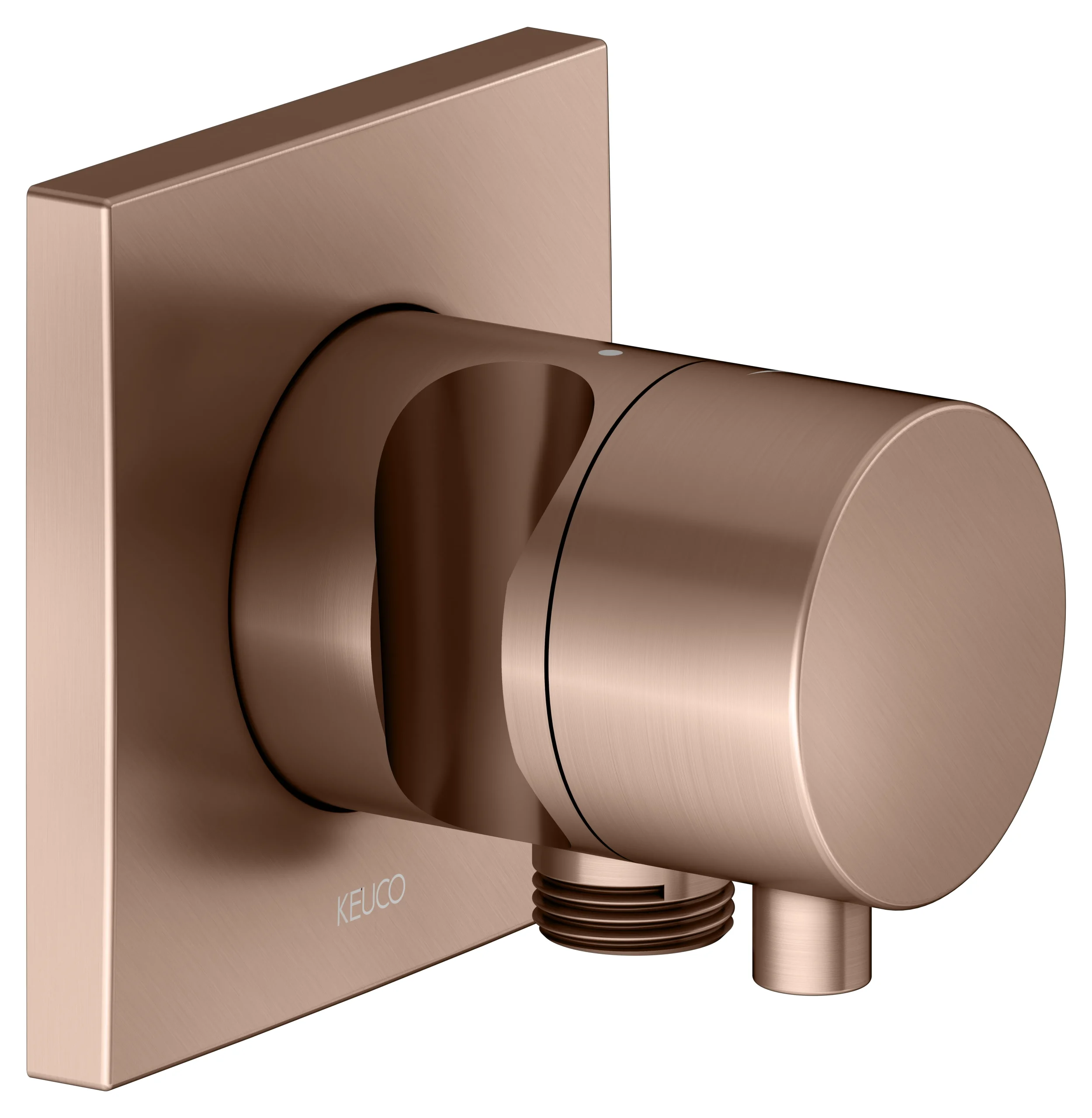 IXMO Absperrventil UP DN15 IXMO Comfort, eckig Rotgold gebürstet