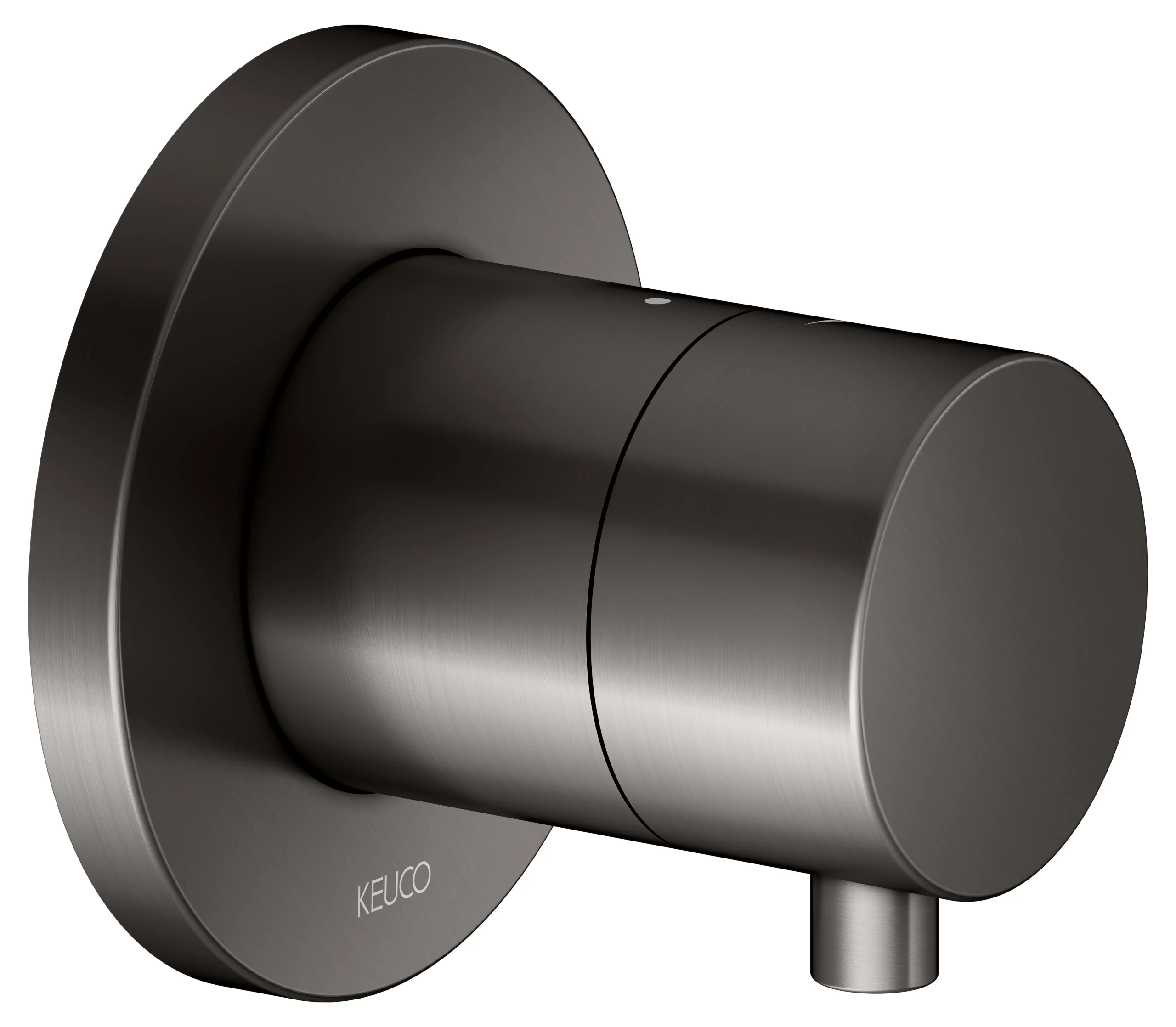 IXMO Absperrventil UP DN15 Titanschwarz geb.