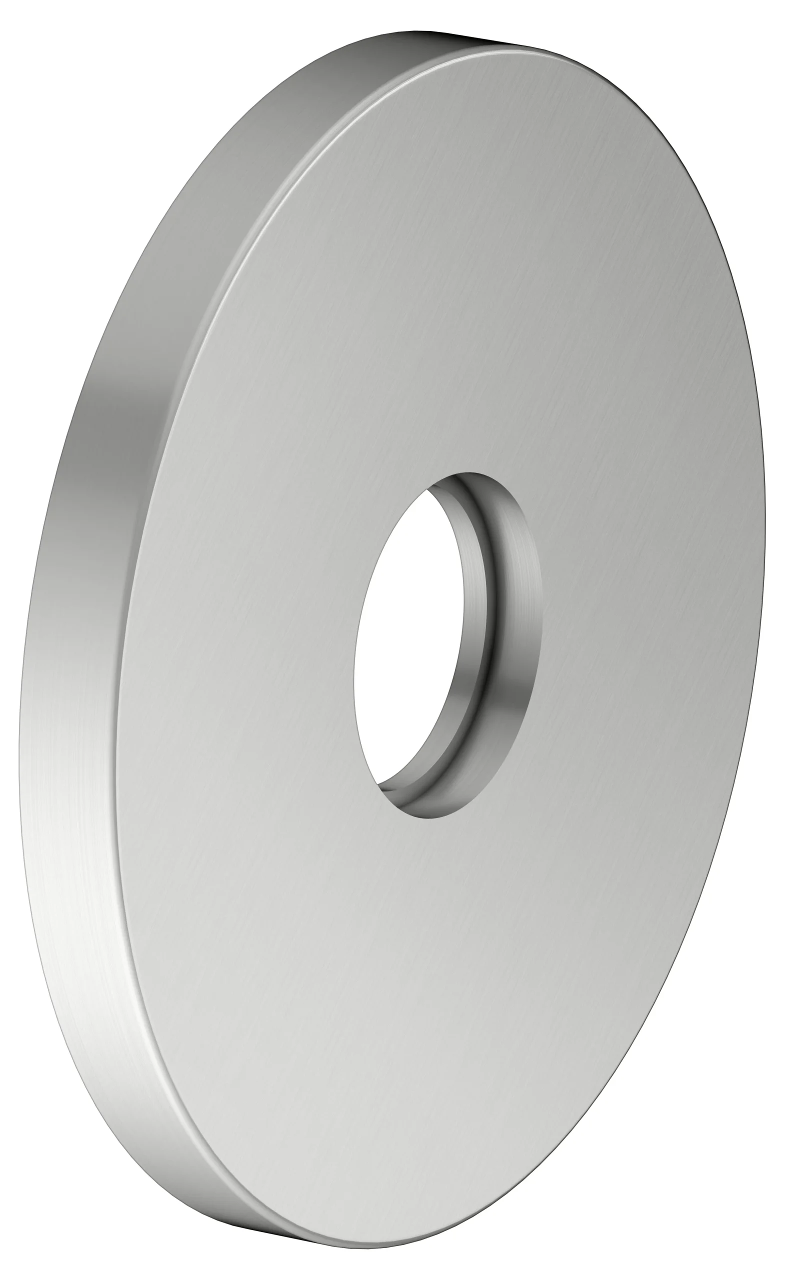 IXMO Wandrosette rund D: 105 mm Edelstahl-finish