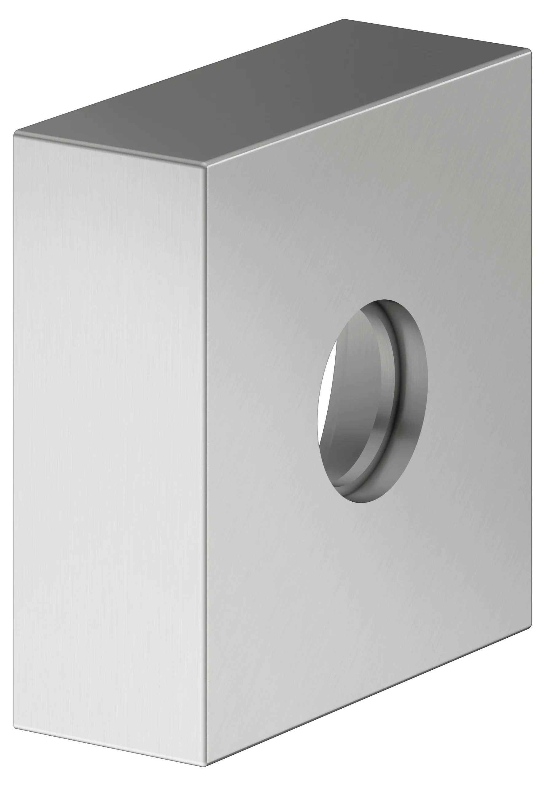 IXMO Verlängerungs-eckig f. Höhe 25 mm Edelstahl-finish