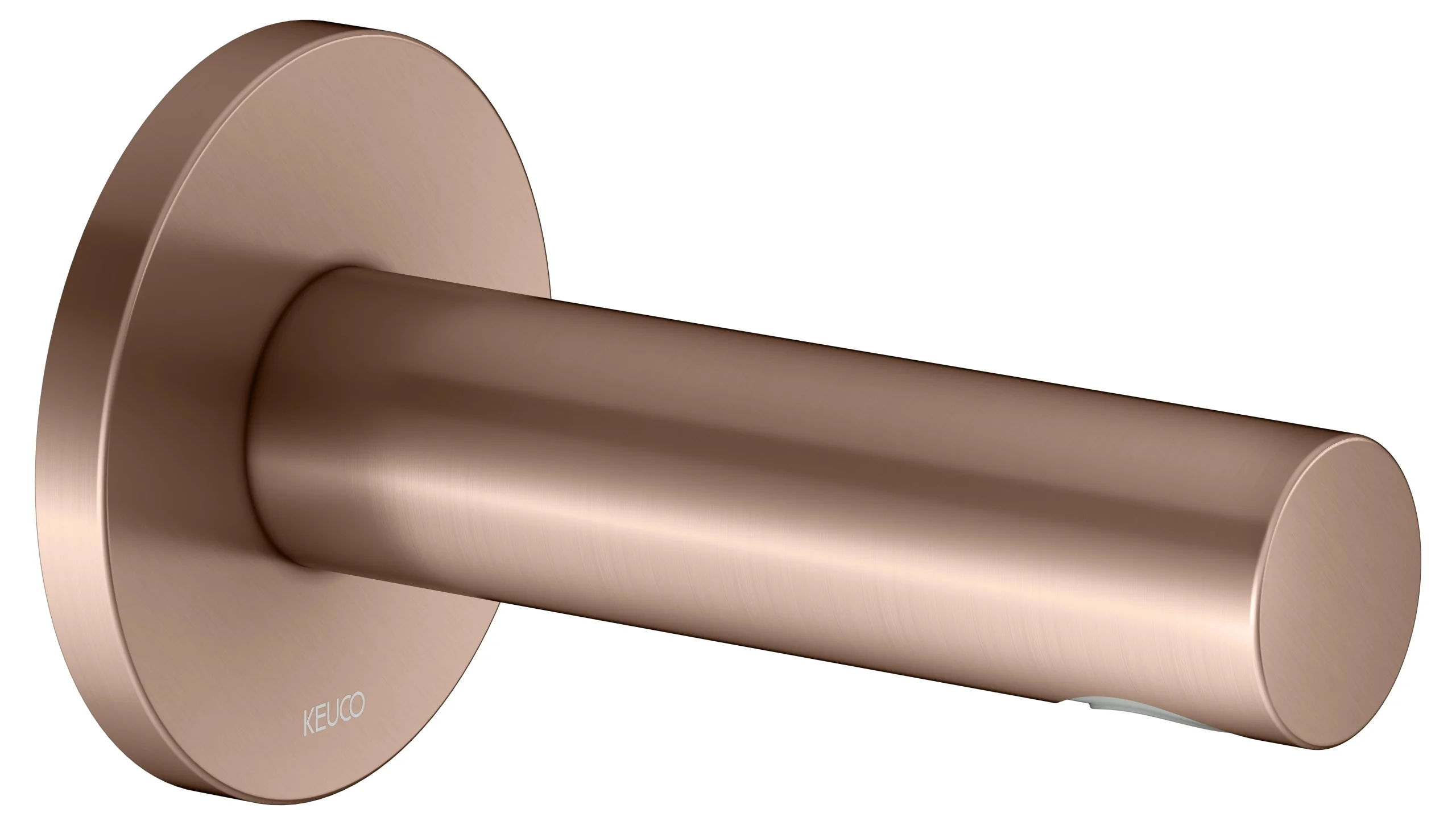 IXMO Wanneneinlauf DN15 Ausladung 130 mm Rotgold gebürstet rund