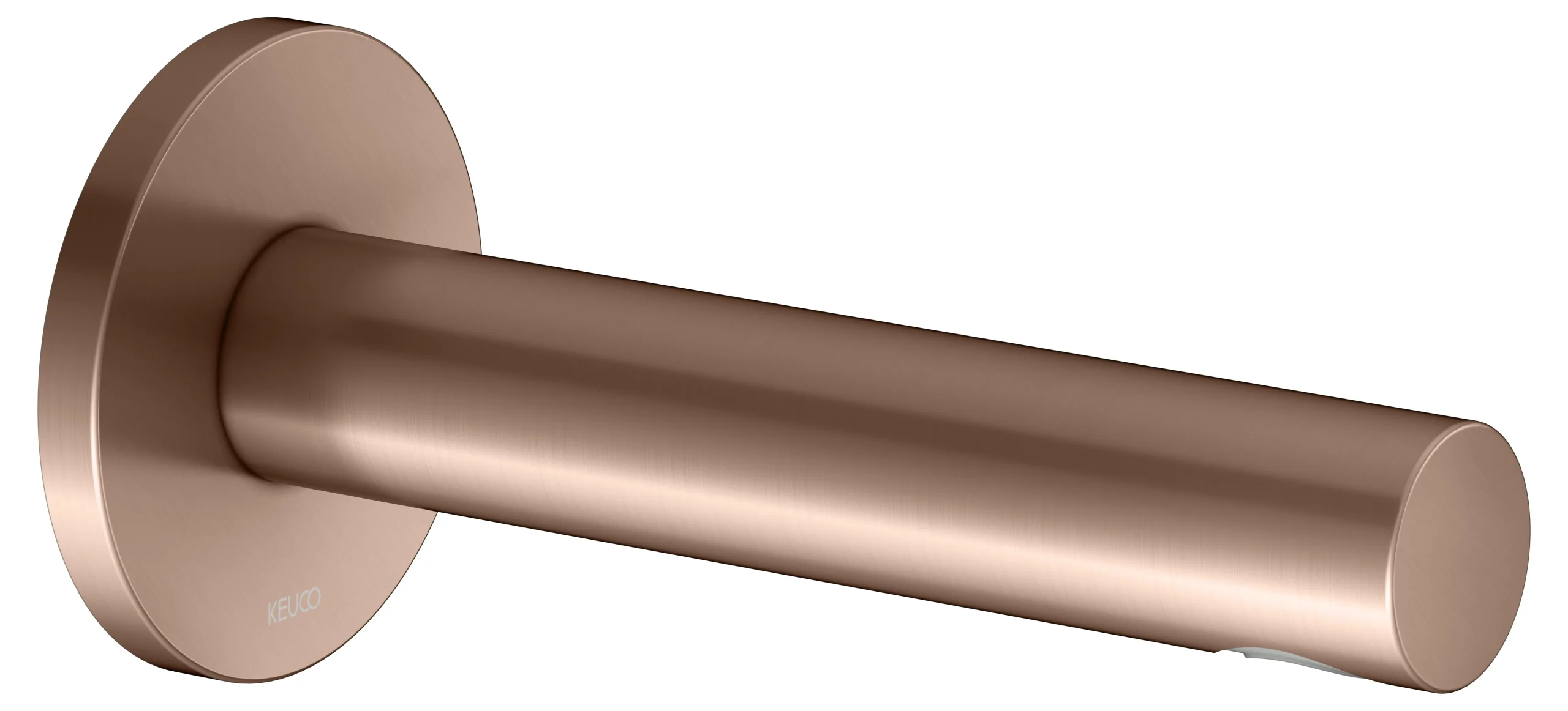 IXMO Wanneneinlauf DN15 Ausladung 180 mm Rotgold gebürstet rund