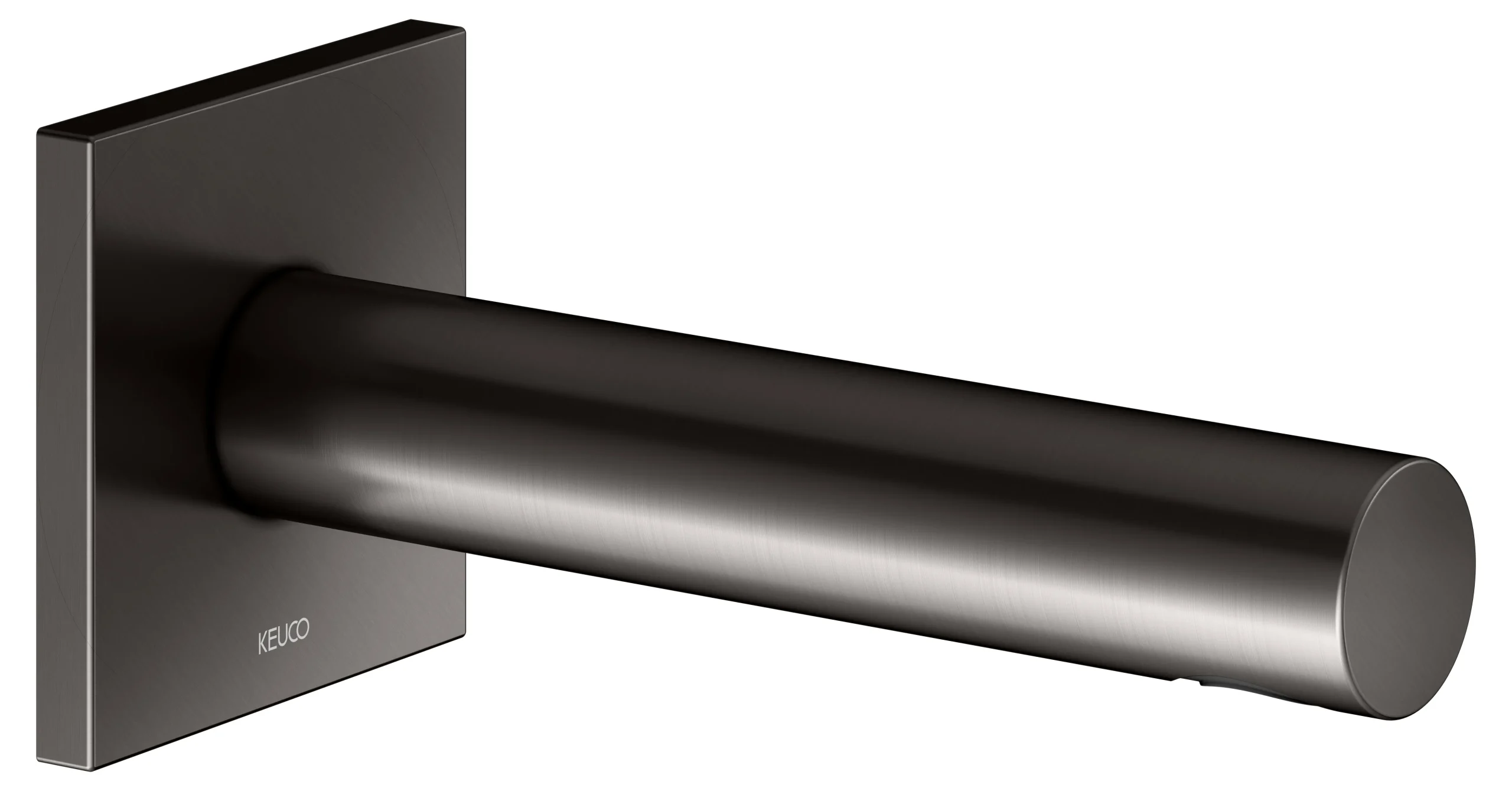 IXMO Wanneneinlauf DN15 Ausladung 180 mm Titanschwarz gebürstet