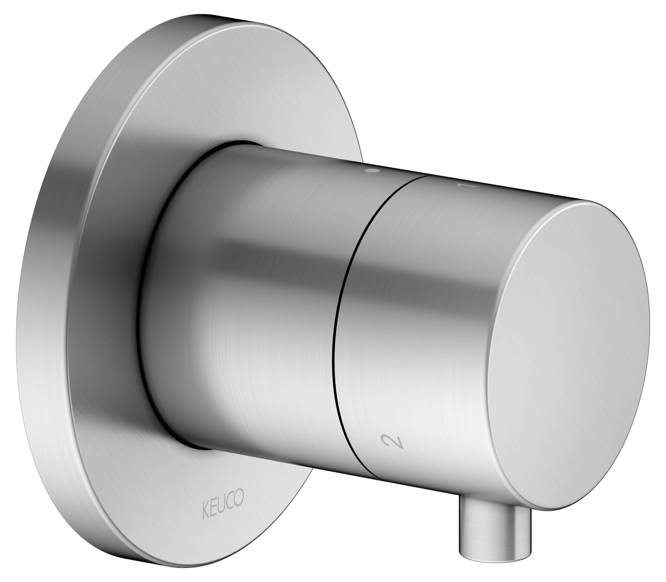 IXMO 3-Wege Umstellventil UP DN15 Edelstahl-finish