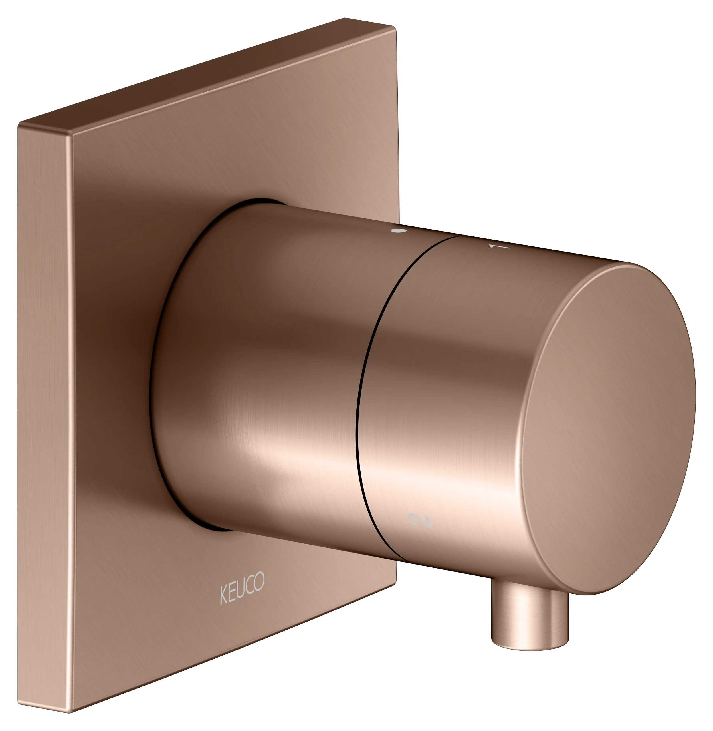 IXMO 3-Wege Umstellventil UP DN15 Rotgold geb.