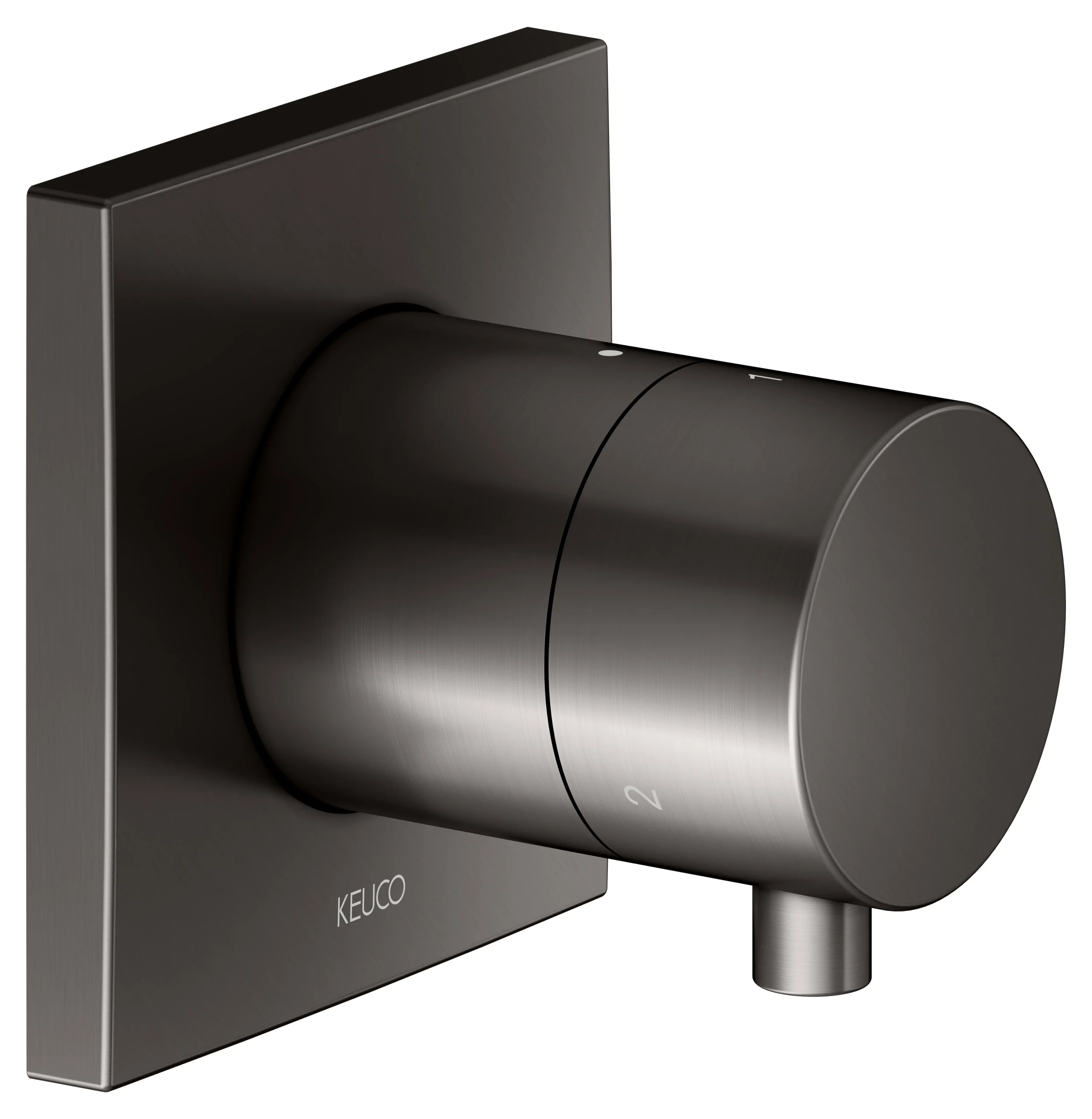 IXMO 3-Wege Umstellventil UP DN15 Titanschwarz geb