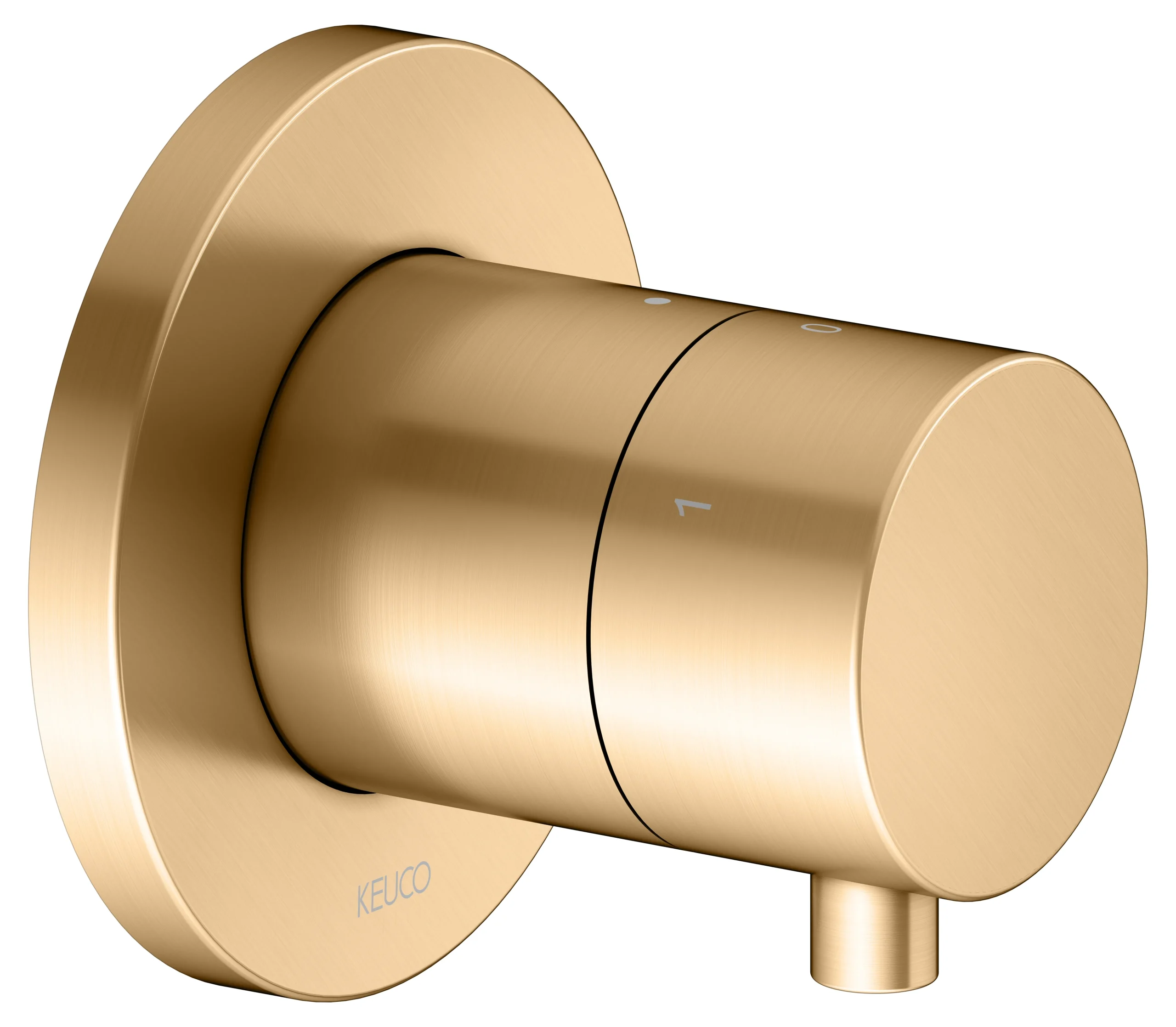 IXMO 3-Wege Ab- u. Umstellventil UP Messing geb.