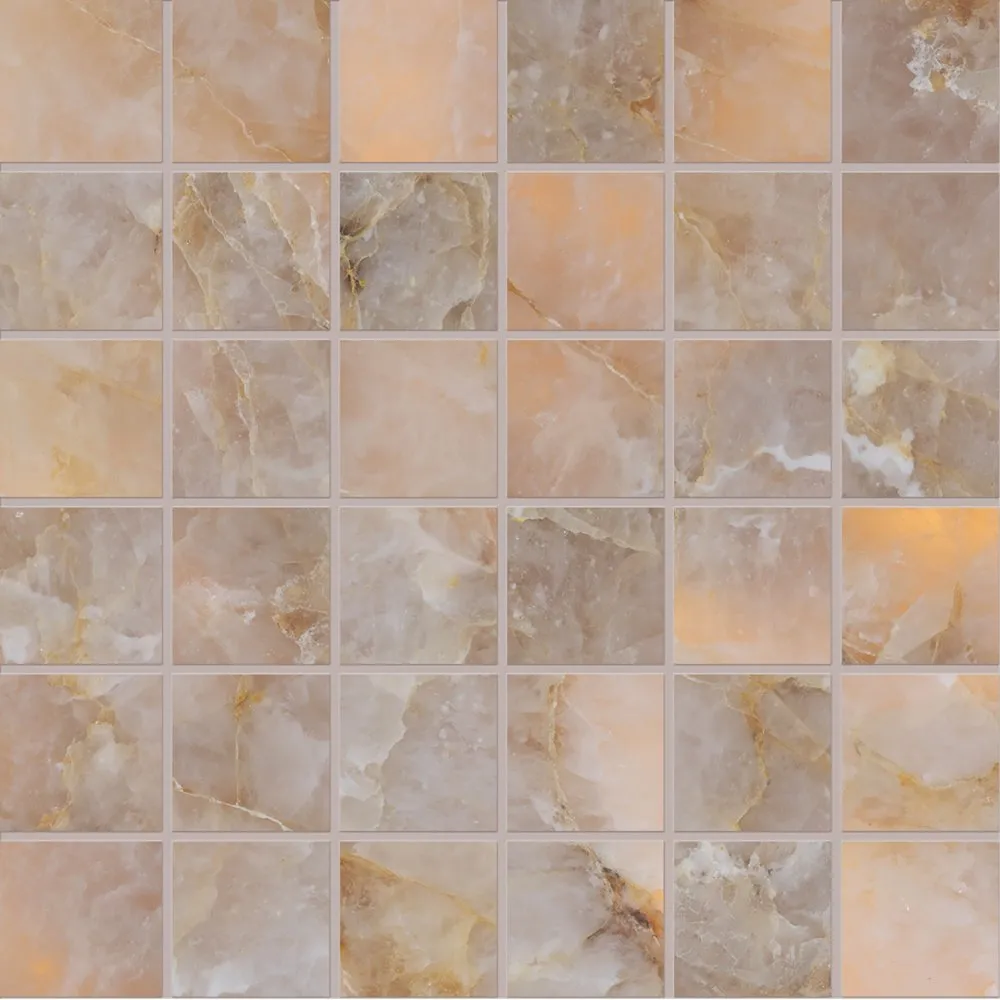 EMILCERAMICA TELE DI MARMO LUMIA MOSAIK GOLDEN AMBRA FULL LAPPATO 30X30