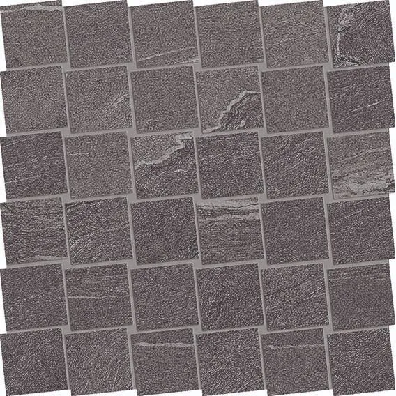 ERGON STONE TALK MOSAICO DADO MARTELLATA DARK NATURAL 30X30