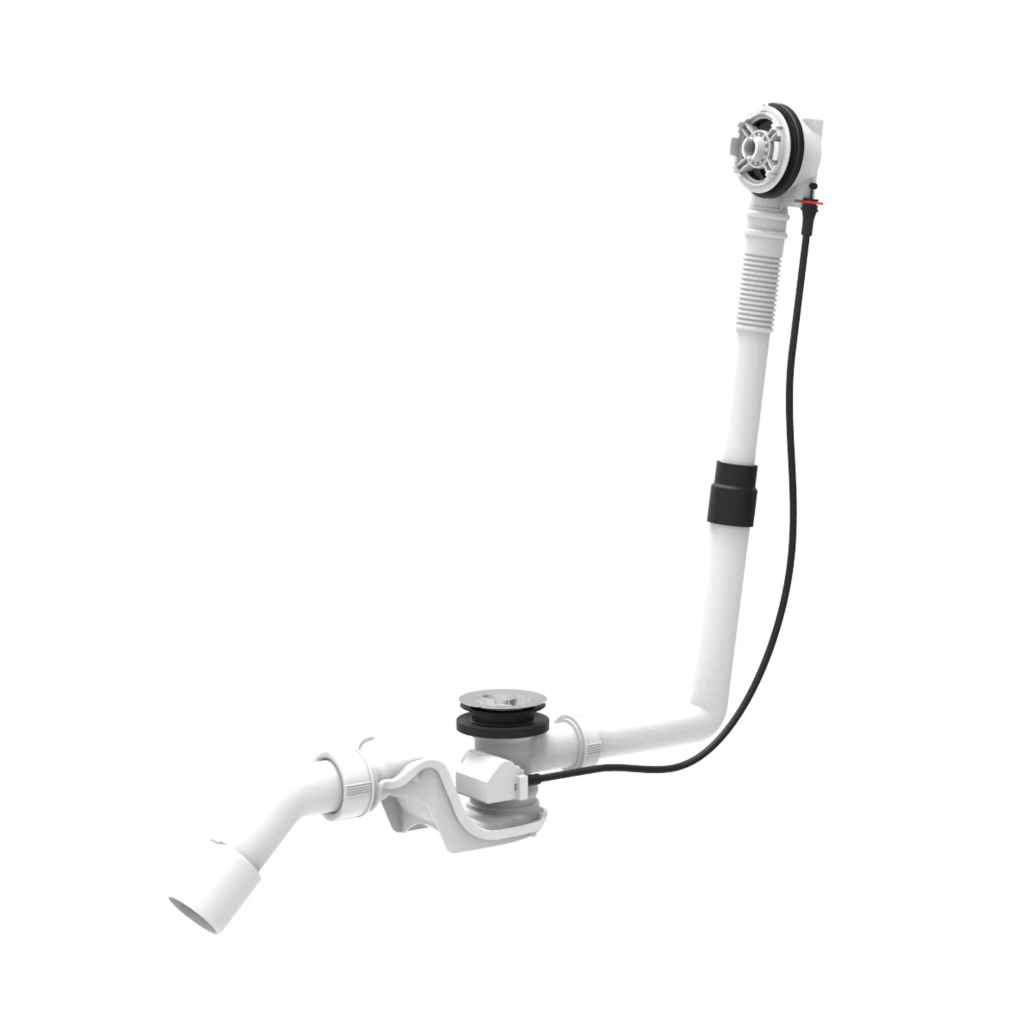 Funktionseinheit (ohne sichtbare Teile) für Ab- und Überlaufgarnitur ohne Wannenzulauffunktion