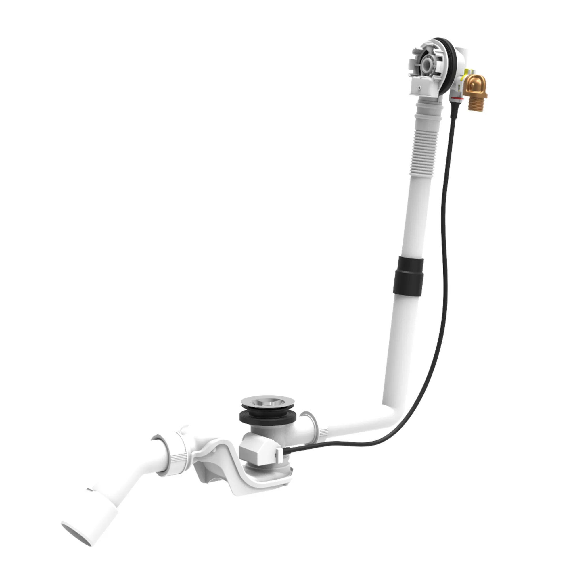 Funktionseinheit (ohne sichtbare Teile) für Ab- und Überlaufgarnitur mit Wannenzulauffunktion