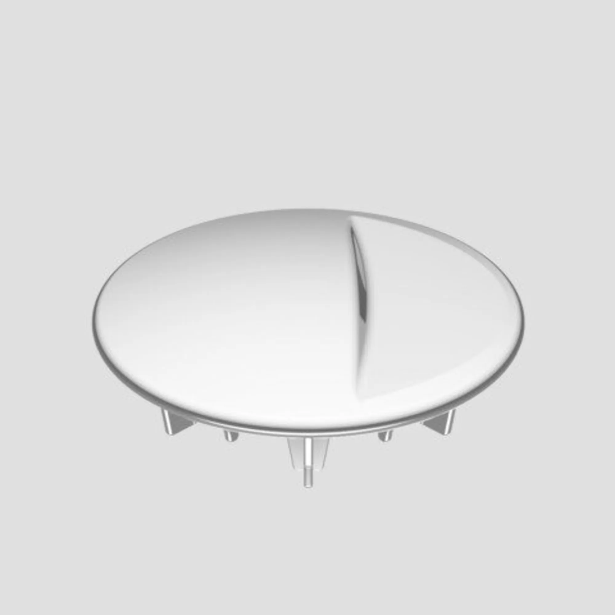 Bedieneinheit (nur sichtbare Teile) für DuschwannenablaufDN 52, chrom