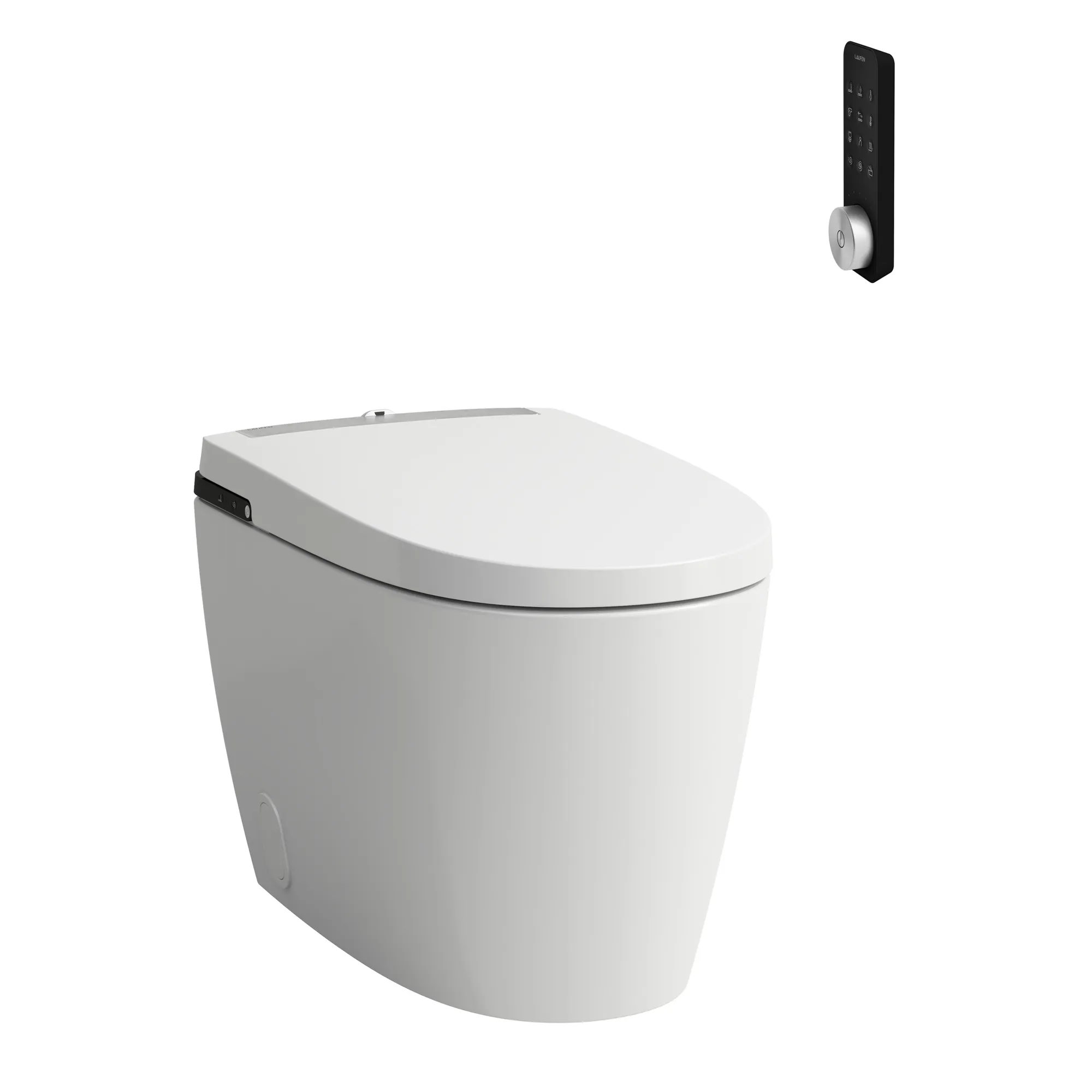 Dusch-WC, ALVIA, wandhängend, Tiefspüler, inkl. WC-Sitz mit Deckel, abnehmbar, mit Absenkautomatik