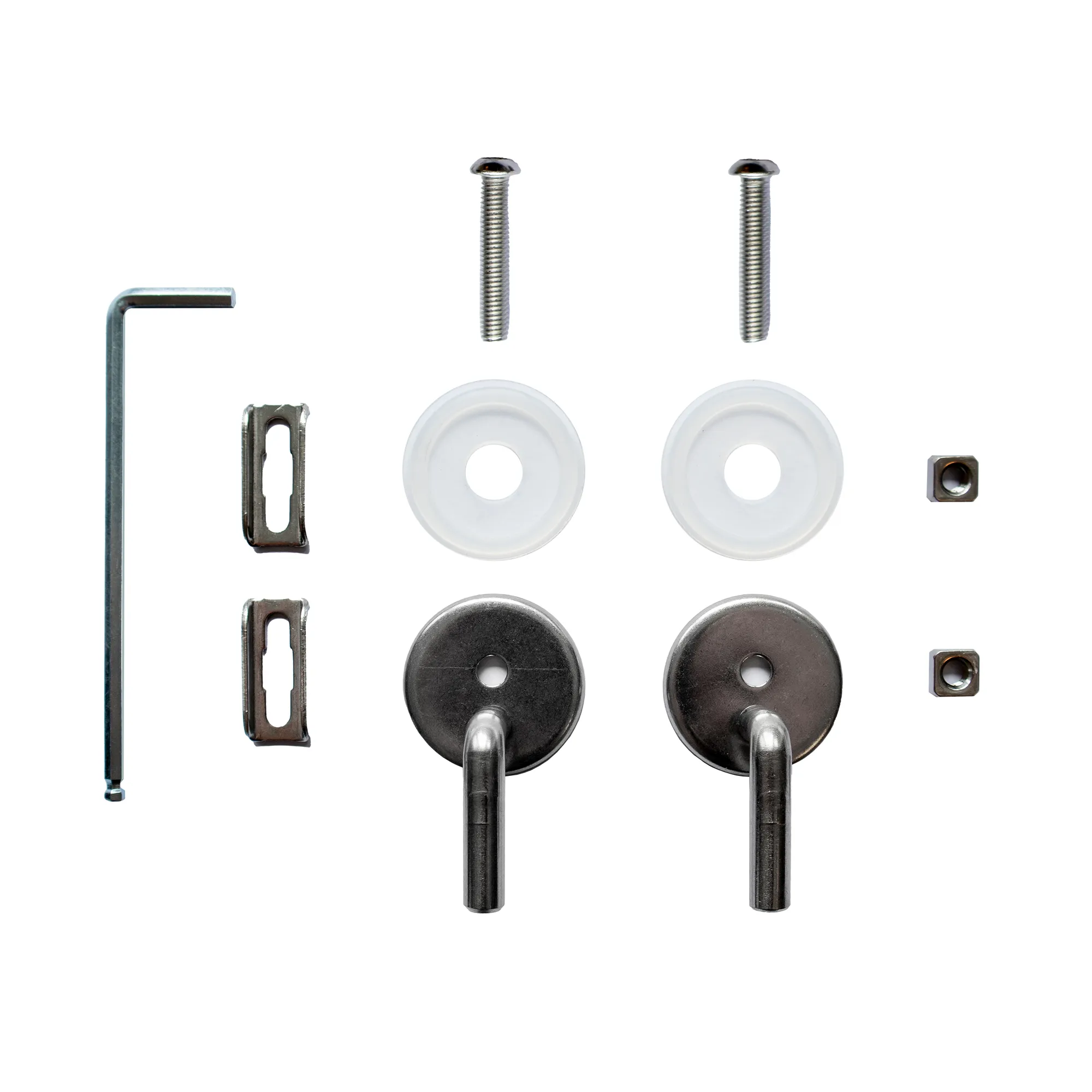 Scharnier mit Befestigung Edelstahl für WC-Sitz mit Deckel H891920 (7309704)