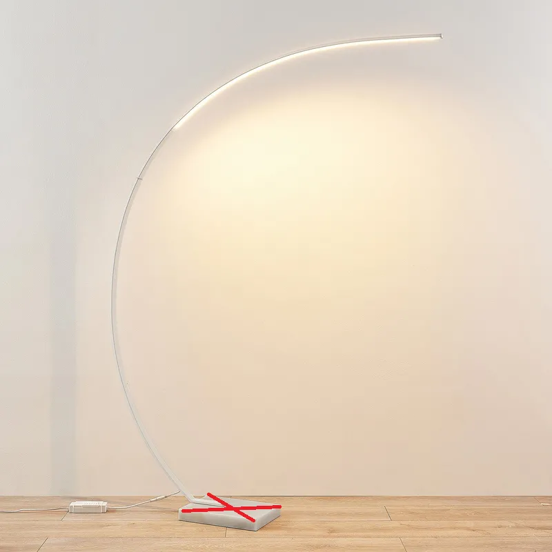 Lindby Kendra Led Bogenstehleuchte Stehlampe Standleuchte Steh Siehe Text/Foto B-Ware