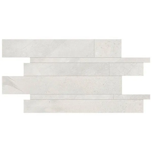 ERGON ARCHITECT RESIN LISTELLI SFALSATI TOKYO WHITE NATURAL 30X60