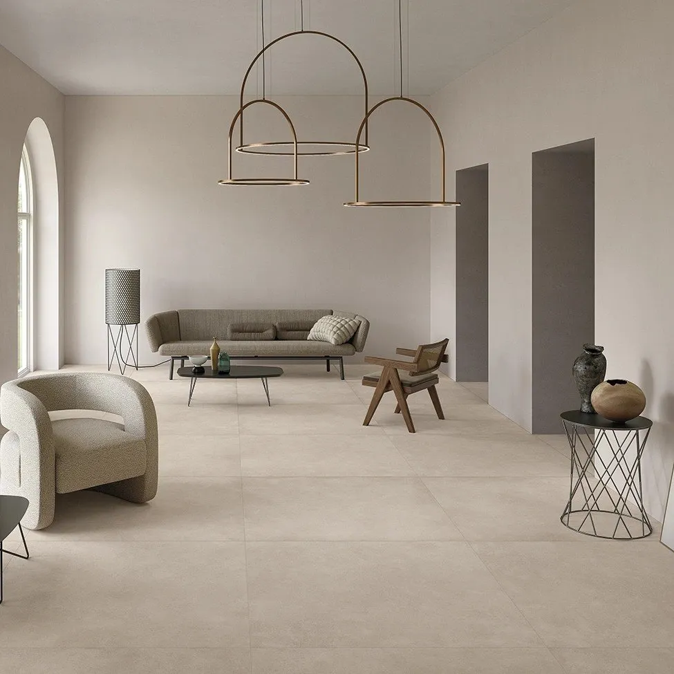 KEOPE FLIESEN GEO IVORY NATURAL R9 REKTIFIZIERT 120X120