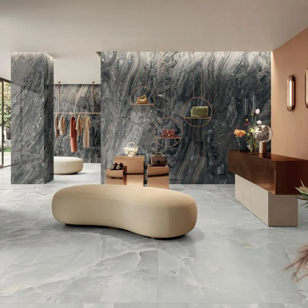 PANARIA FLIESEN PERPETUAL ONICE CLEAR SOFT REKTIFIZIERT 120X120