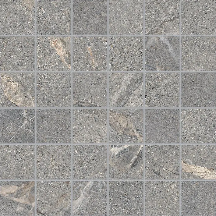 LEA CERAMICHE FLIESEN ANTHOLOGY MOSAIK 36 GRAY NATURAL REKTIFIZIERT 30X30