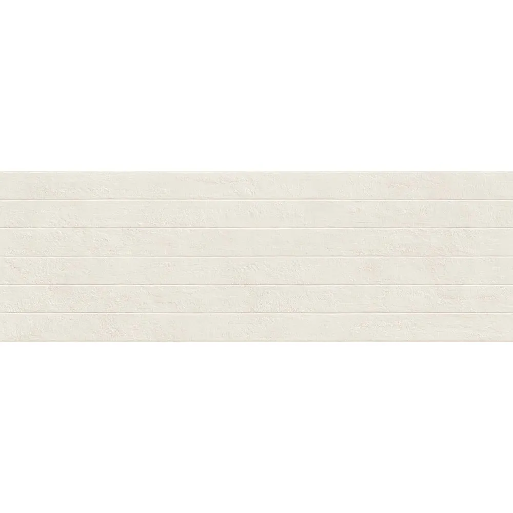 MARAZZI ALCHIMIA FLIESEN STRUTTURA WABI 3D WHITE NATURAL REKTIFIZIERT 60X180