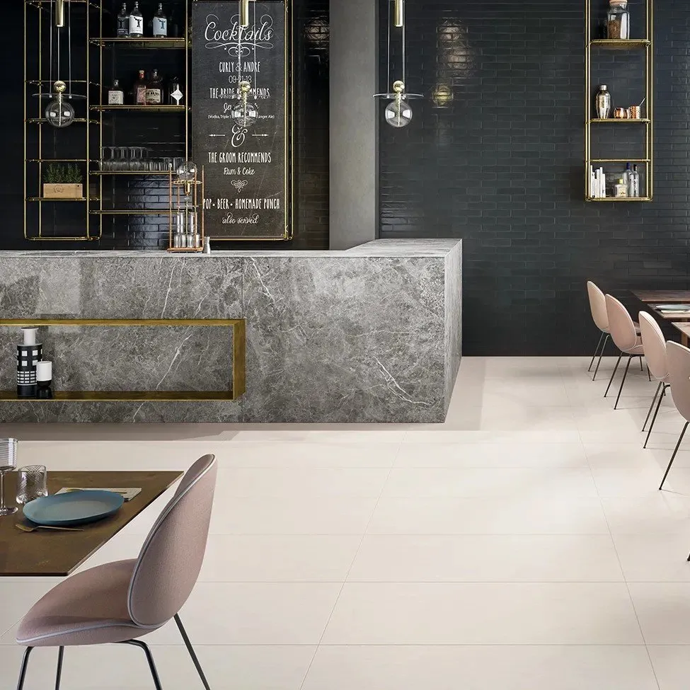 KEOPE FLIESEN ELEMENTS DESIGN WHITE NATURAL R9 REKTIFIZIERT 60X60