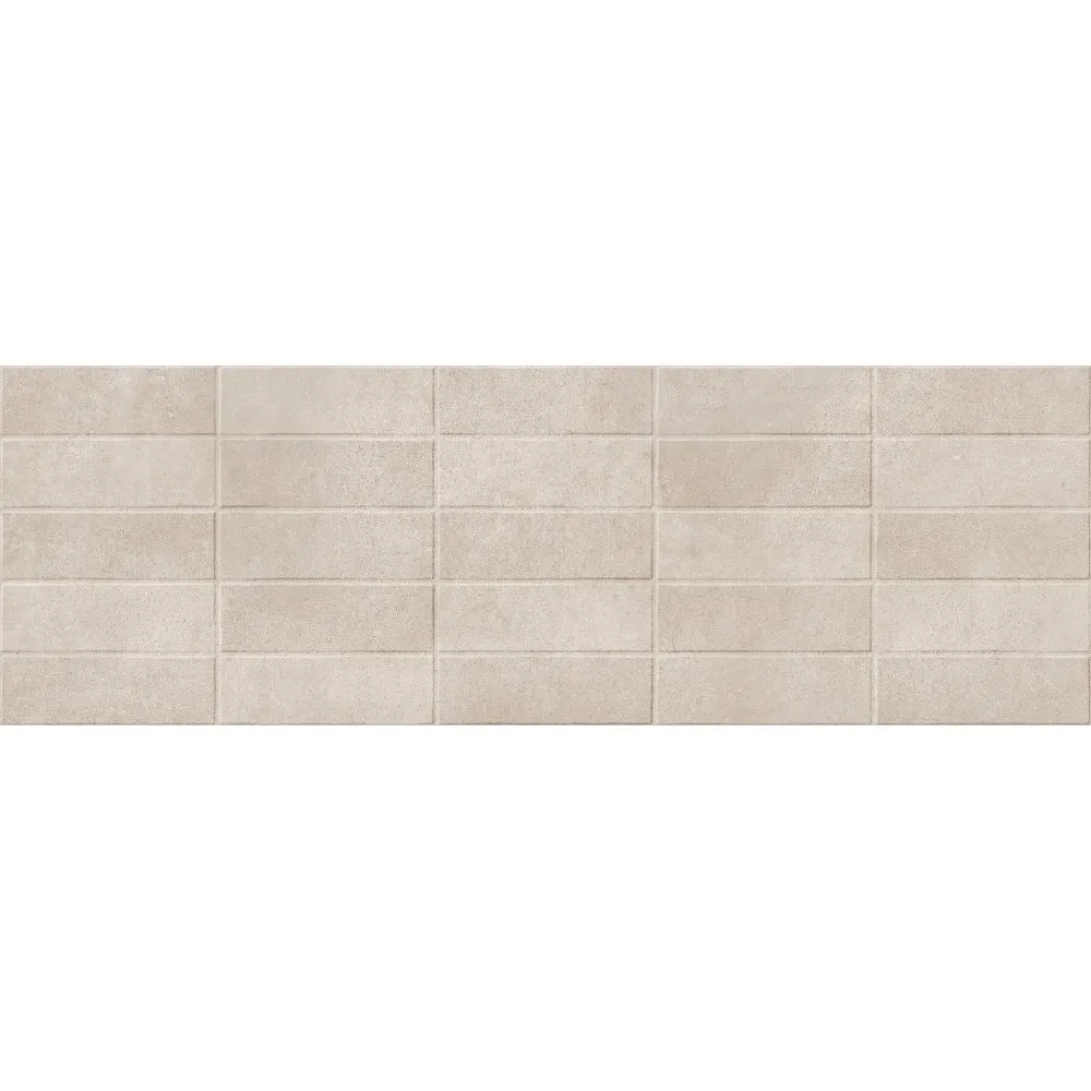 MARAZZI APPEAL FLIESEN TAUPE STRUTTURA BRICK 3D NATURAL 25X76