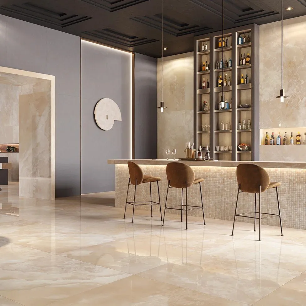 KEOPE FLIESEN ONICE HONEY LAPPATO REKTIFIZIERT 120X120