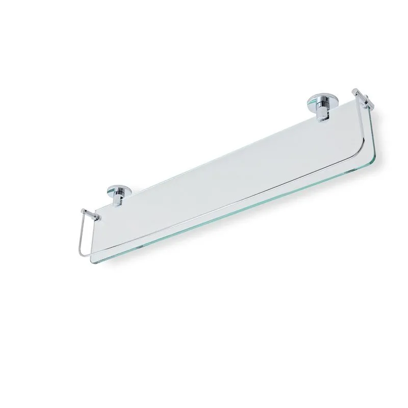 STILHAUS MEDEA BADEZIMMERKONSOLE AUS GLAS CHROM 8MM 60X12CM