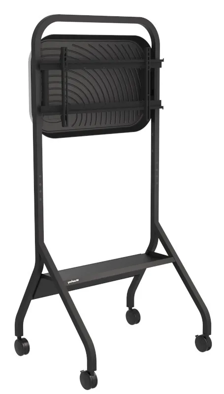 Peerless-AV SR860-EUK Rollwagen Trolley mit Ablage für Displays bis 75 Zoll, max. 56 kg & VESA bis 800 x 400 mm in schwarz