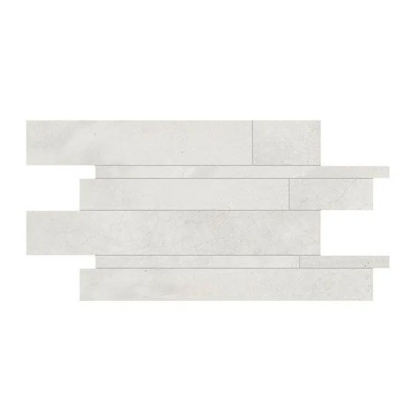 ERGON PLAYGROUND LISTELLI SFALSATI TOKYO WHITE NATURAL 30X60