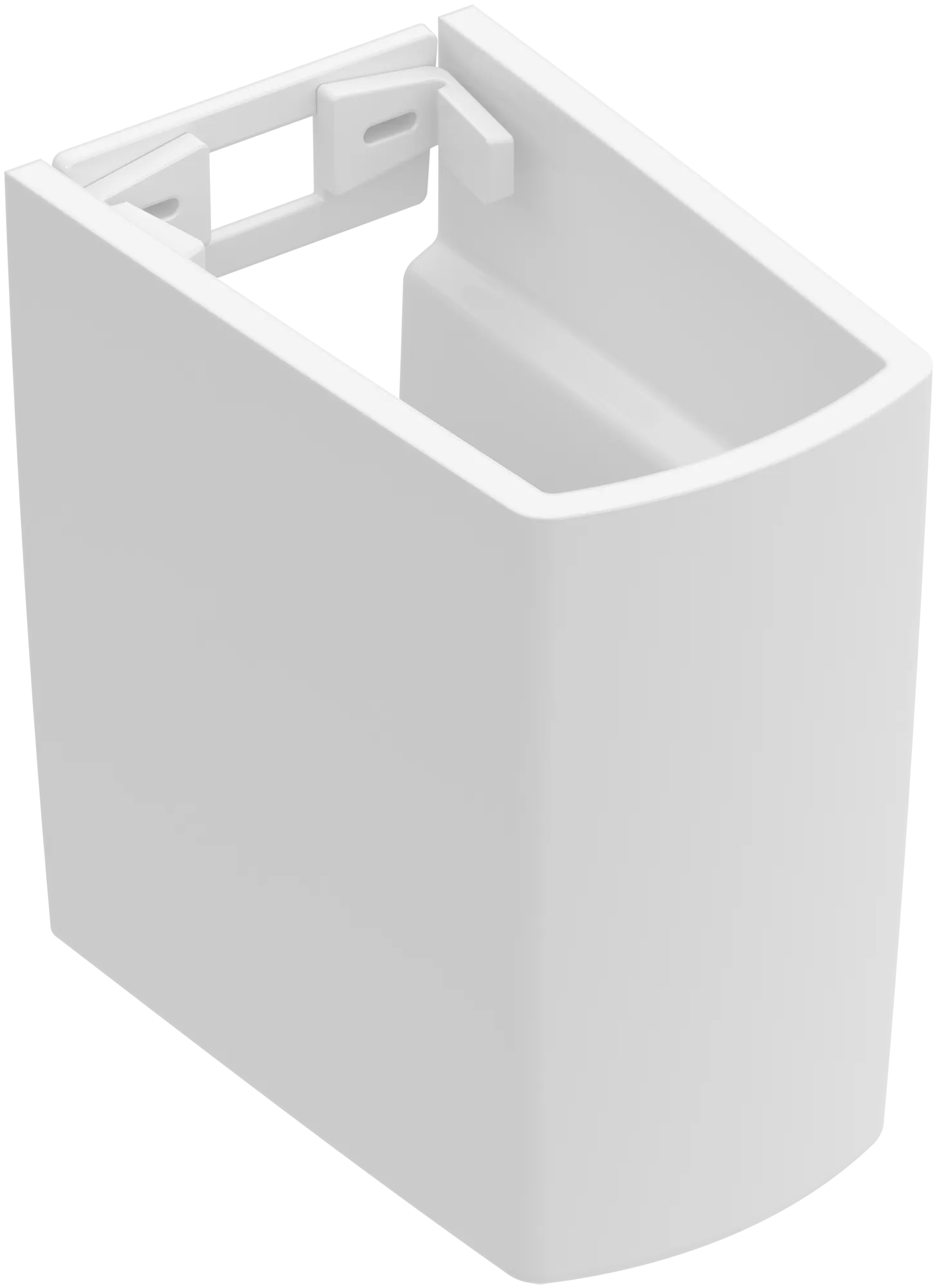 Halbsäule „Subway 2.0“ 31,5 × 29 × 20 cm in Weiß Alpin