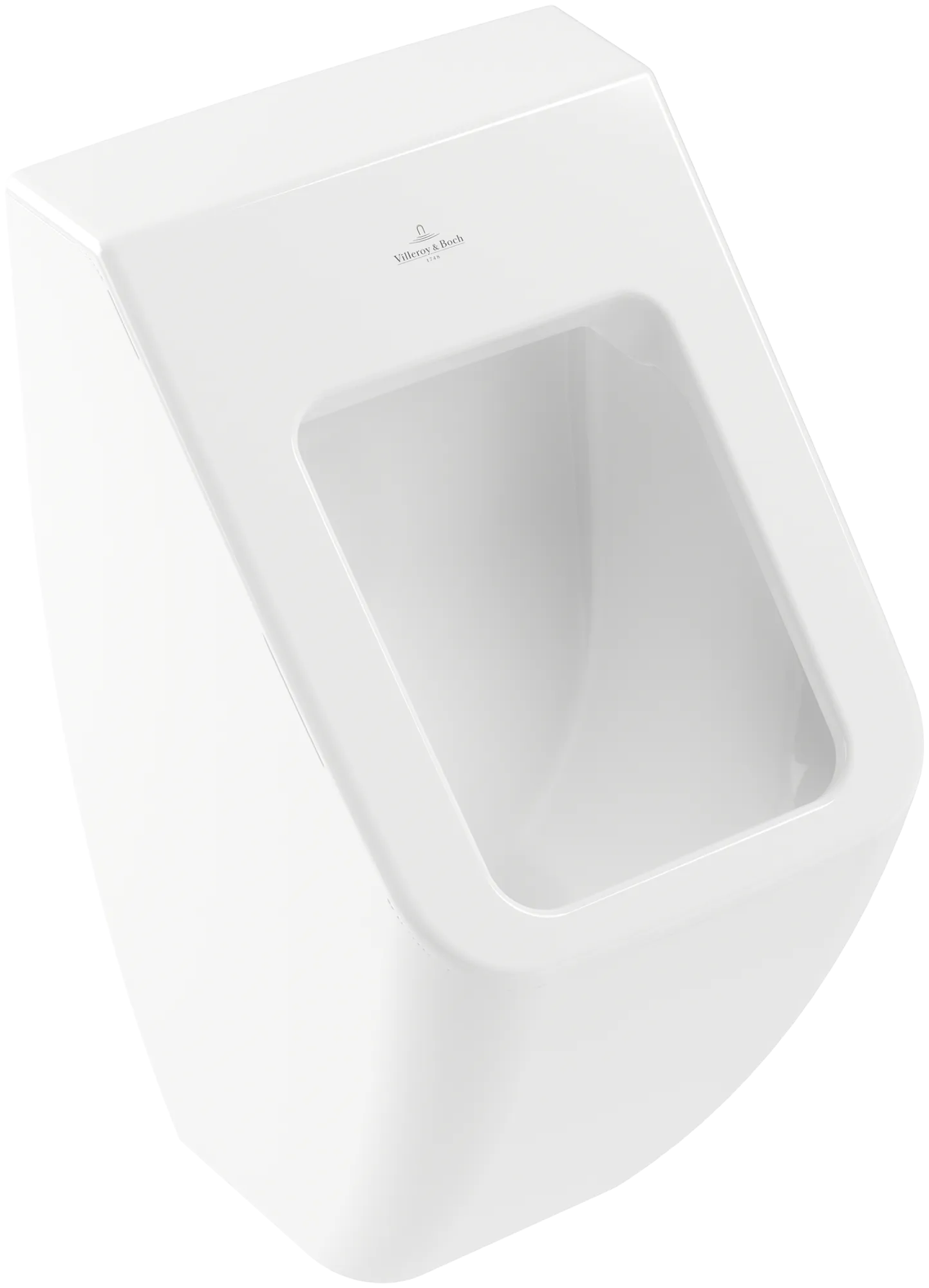 Absaug-Urinal DirectFlush „Venticello“, Befestigung verdeckt, ohne Zielobjekt, Zulauf verdeckt 28,5 × 32 × 54,5 cm in Weiß Alpin