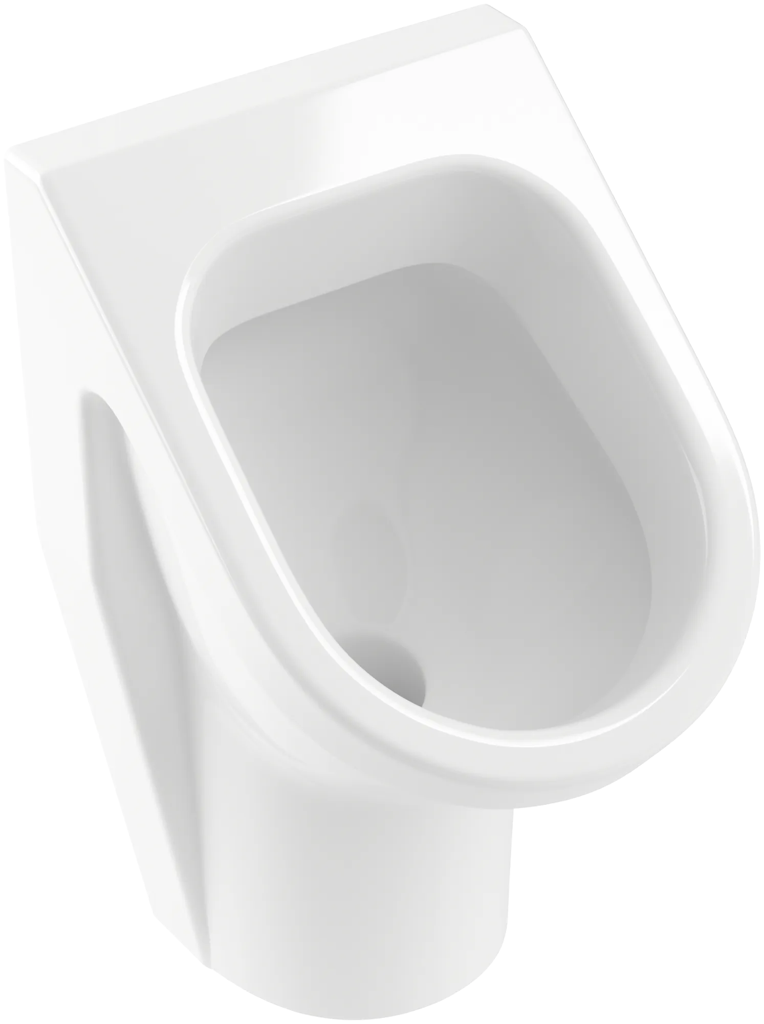 Urinal „Architectura“, Befestigung verdeckt, Zulauf verdeckt, ohne Zielobjekt 35,5 × 62 × 38,5 cm in Weiß Alpin