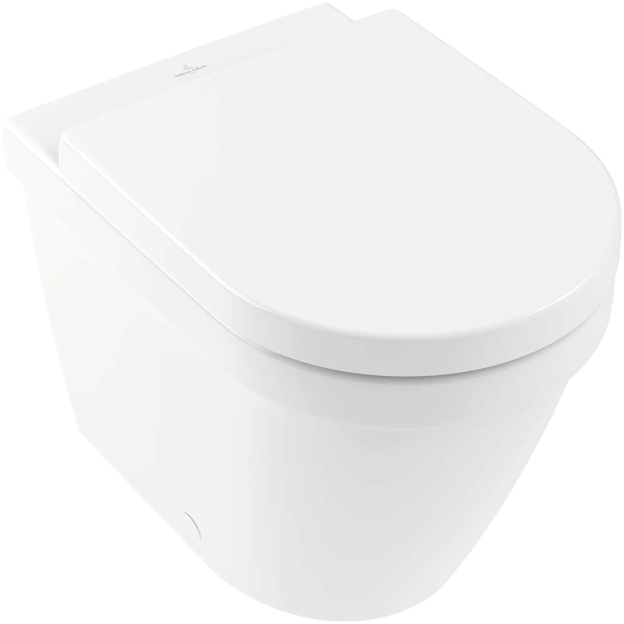 Stand-Tiefspül-WC DirectFlush „Architectura“ 37 × 40 × 54 cm in Weiß Alpin, ohne Spülrand, Abgang waagerecht