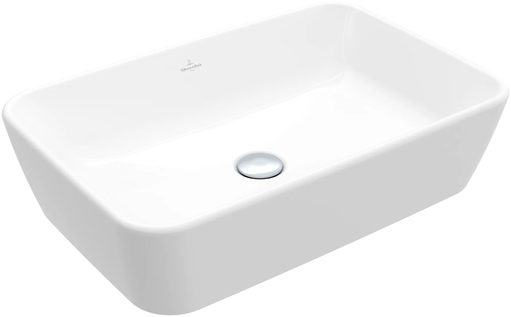 Villeroy & Boch Aufsatzwaschtisch „Architectura“ 600 × 405 × 155 mm in Weiß Alpin