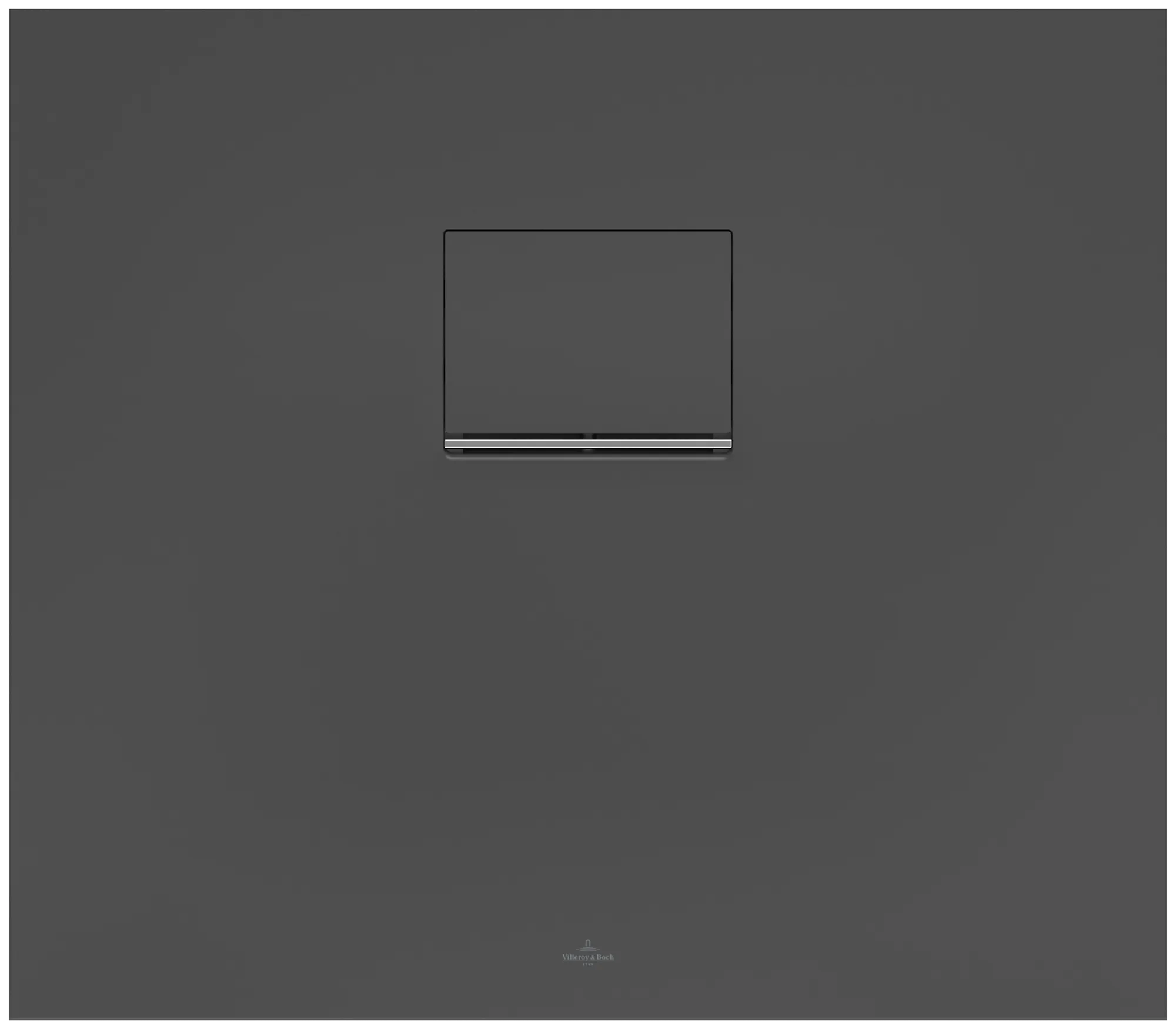Villeroy & Boch rechteck Duschwanne „Squaro Infinity“ nur flächenbündige Installation 80 × 70 cm ohne Oberflächenbeschichtung, in Anthracite