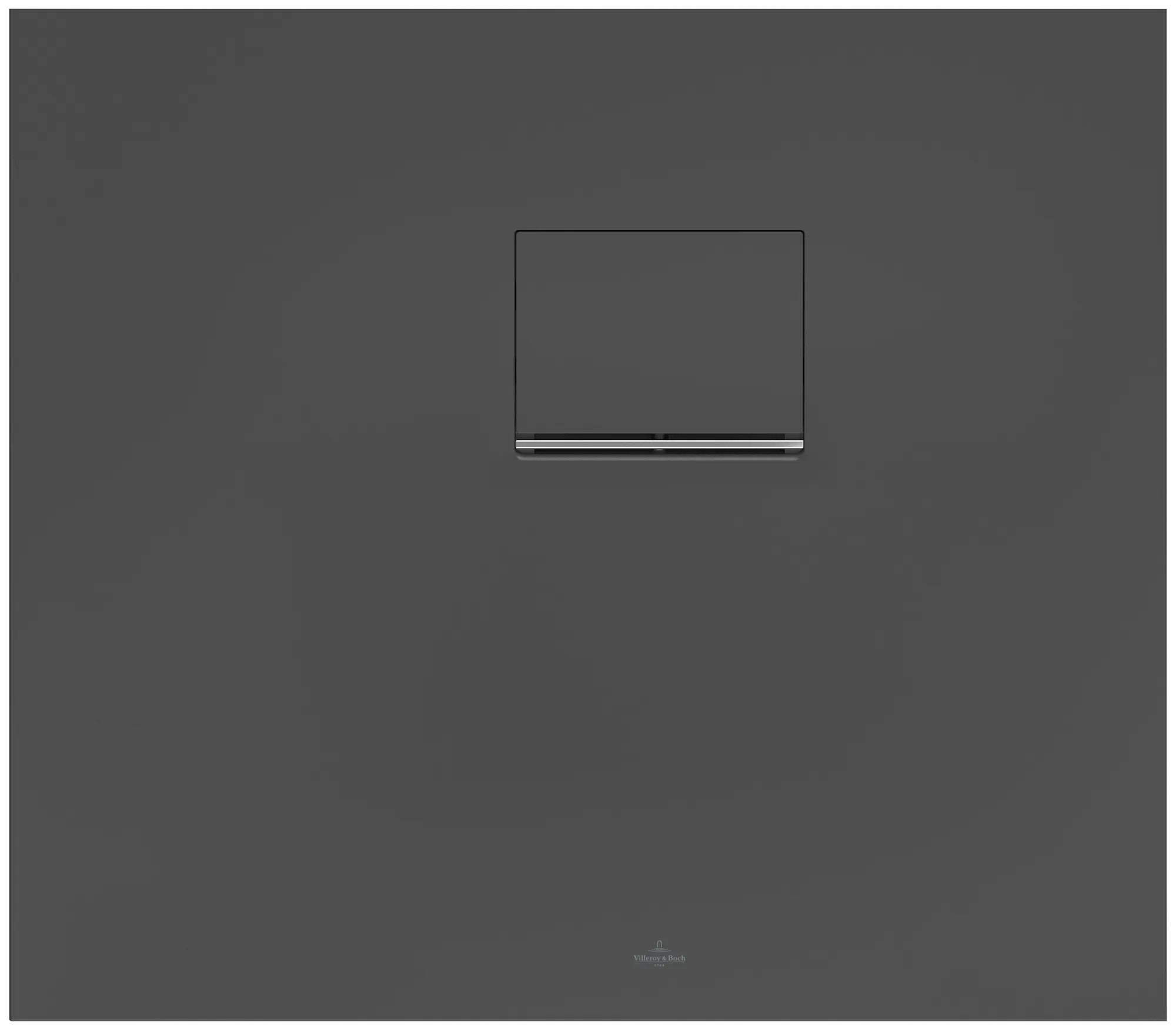 Villeroy & Boch rechteck Duschwanne „Squaro Infinity“ Eck-Einbau rechts gegen Wand 80 × 70 cm ohne Oberflächenbeschichtung, in Anthracite