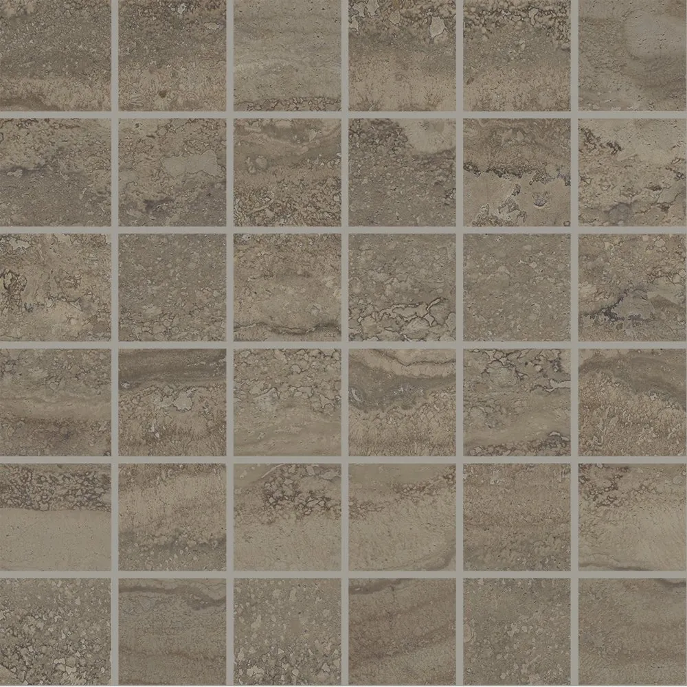 PROVENZA FLIESEN UNIQUE TRAVERTINE MOSAIK CHOCOLATE VEIN CUT FULL LAPPATO 30X30