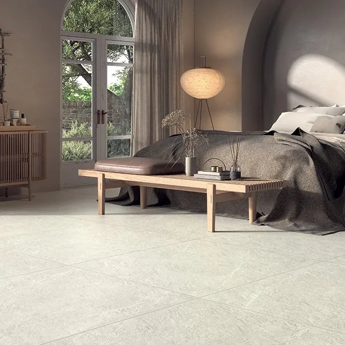 CASTELVETRO FLIESEN PIETRA ANTICA WHITE NATURAL REKTIFIZIERT 60X60