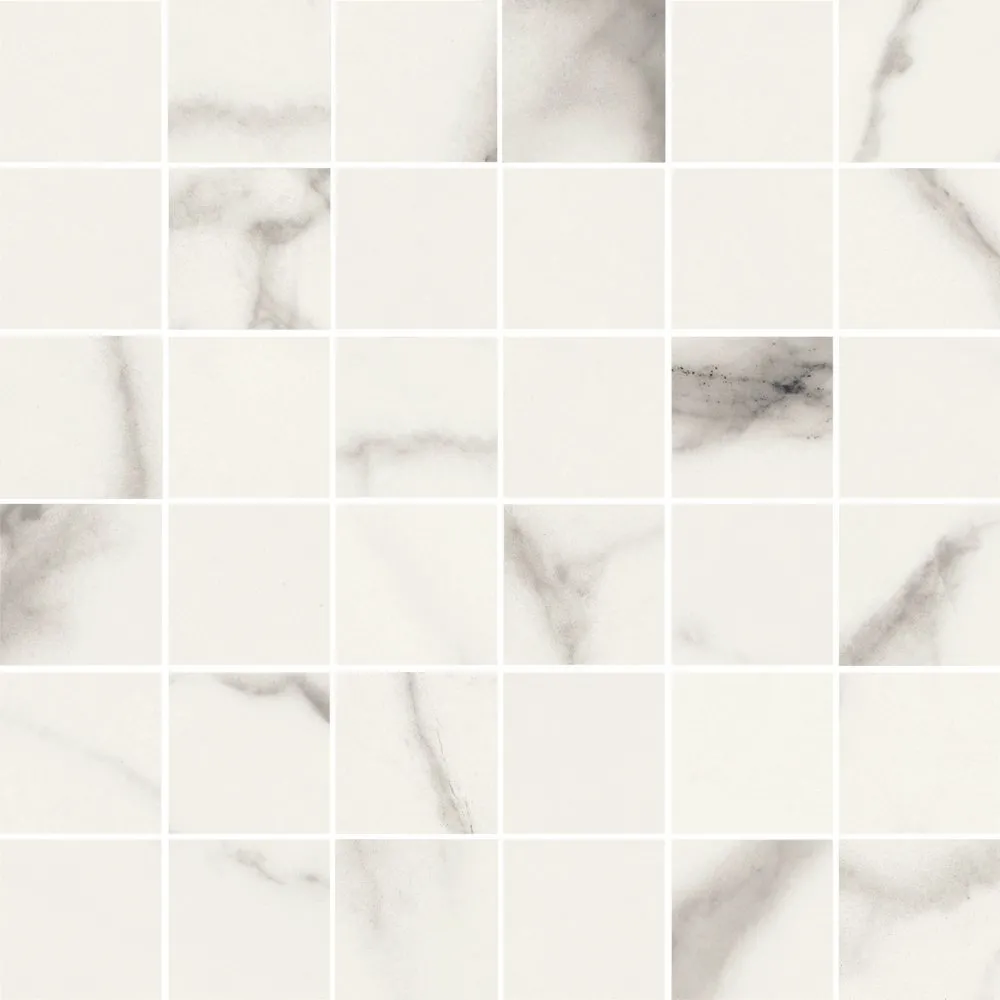 PANARIA FLIESEN ETERNITY MOSAIK 36 STATUARIO WHITE SOFT REKTIFIZIERT 30X30