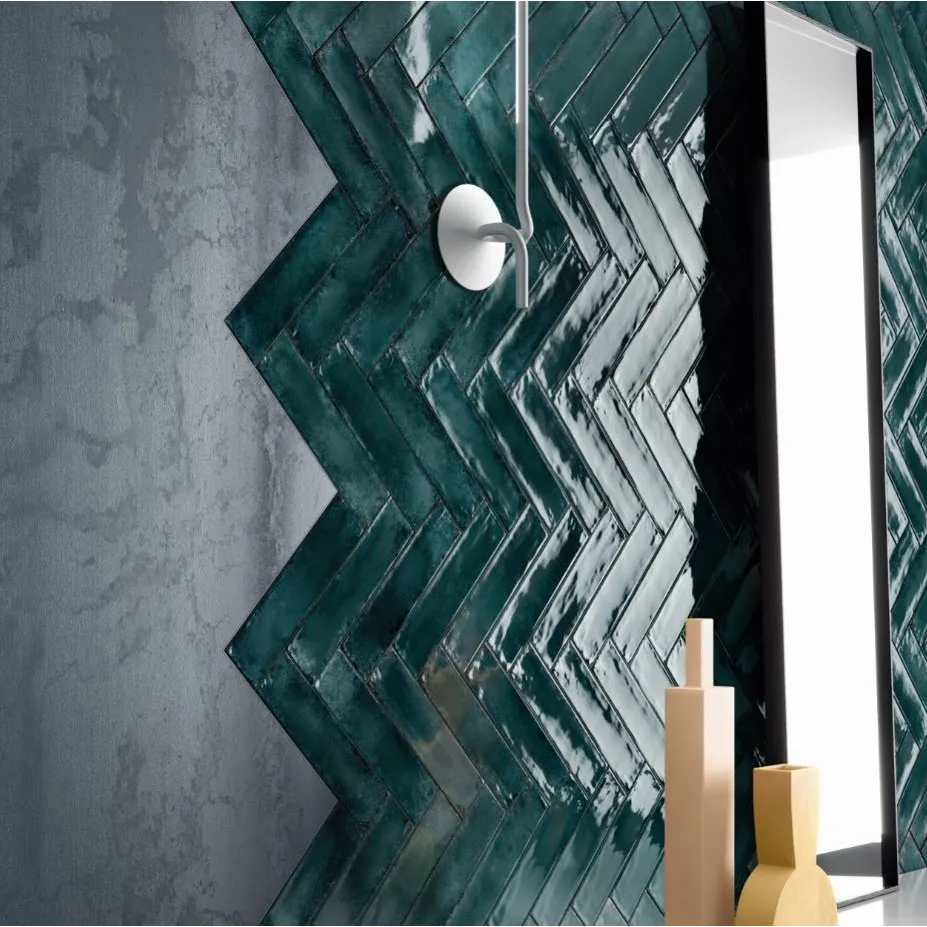 VIVA METALLICA METALBRICK GREEN LUX 6X24