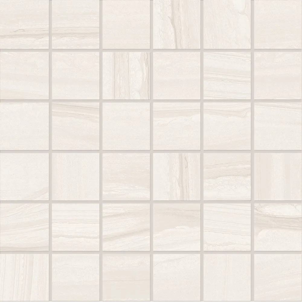 PROVENZA FLIESEN VARANA STONE MOSAIK VEIN CUT WHITE SILKTECH 30X30
