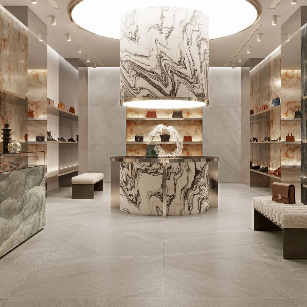 SERENISSIMA FLIESEN ECLETTICA ARGENTO ECLETTICO NATURAL REKTIFIZIERT 60X120