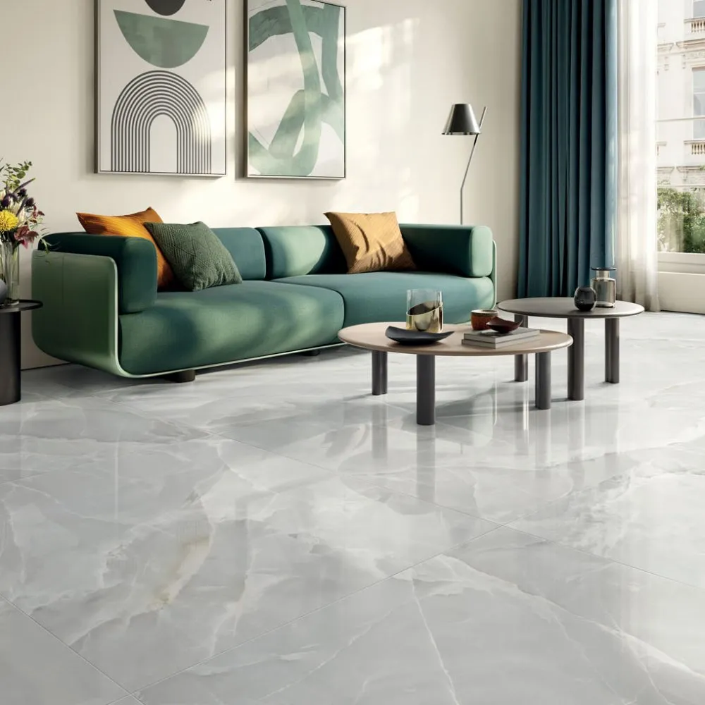 PANARIA FLIESEN PERPETUAL ONICE CLEAR LUX REKTIFIZIERT 60X120