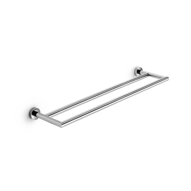 LINEABETA BAKETO DOPPELTER HANDTUCHHALTER AUS VERCHROMTEM MESSING 600MM