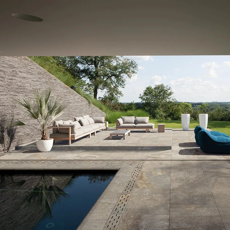 KEOPE FLIESEN MIDLAKE PORFIDO STRUKTURIERT R11 REKTIFIZIERT 60X90