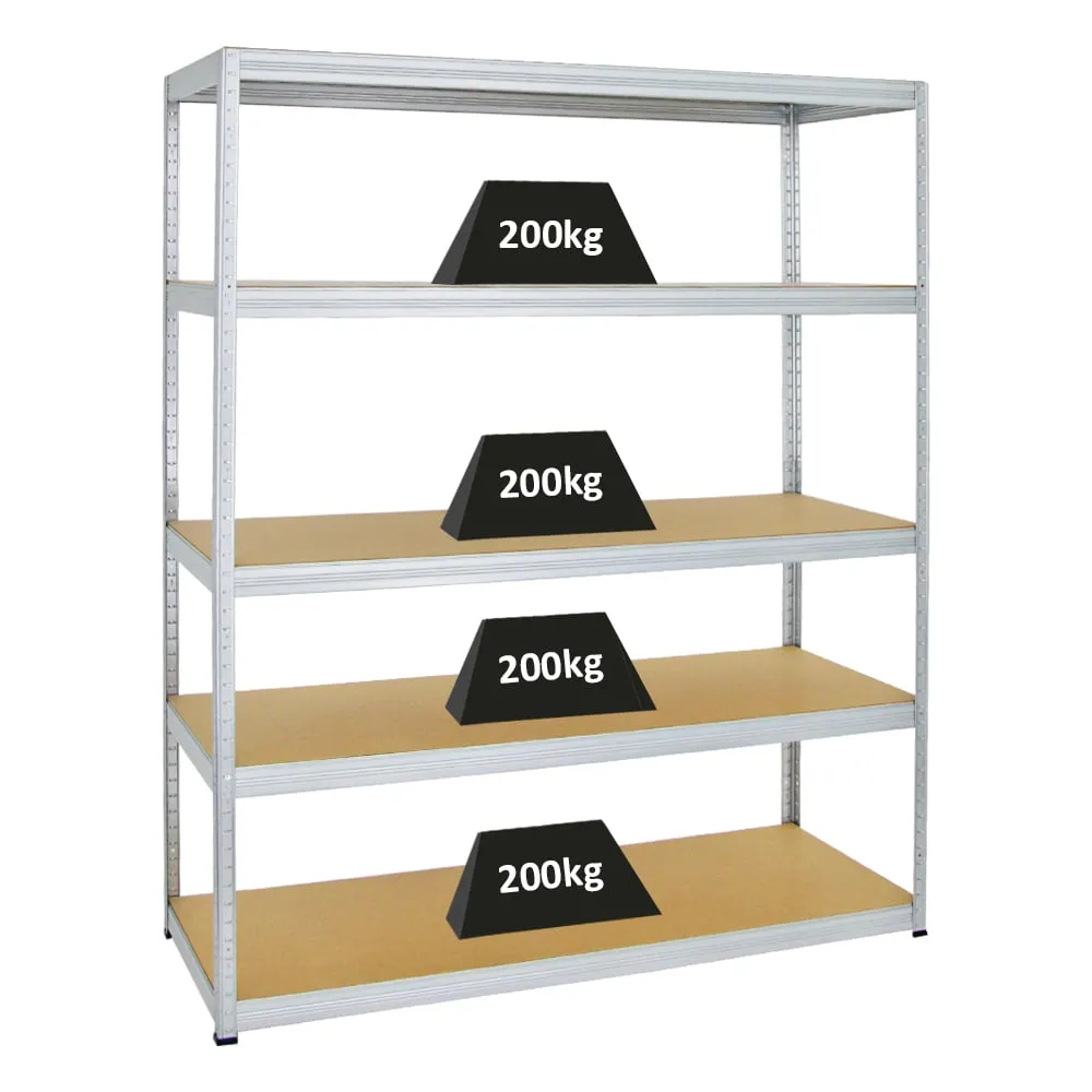 Schwerlastregal Giant Elephant | HxBxT 180x150x60cm | Fachlast 200kg | Verzinkt